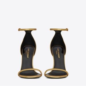 Saint Laurent OPYUM YSL HEEL - GOLD